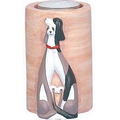 Red Skinny Dog Tealight - 4 x 2